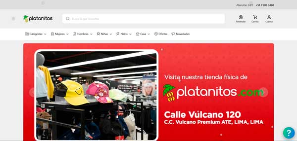 Platanitos tienda online