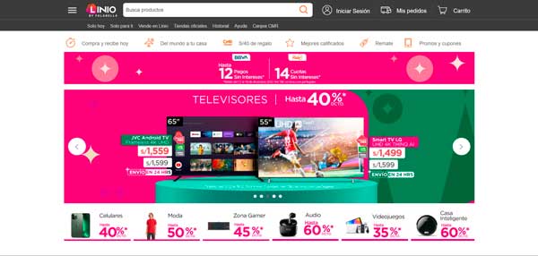 Tienda en linea Linio